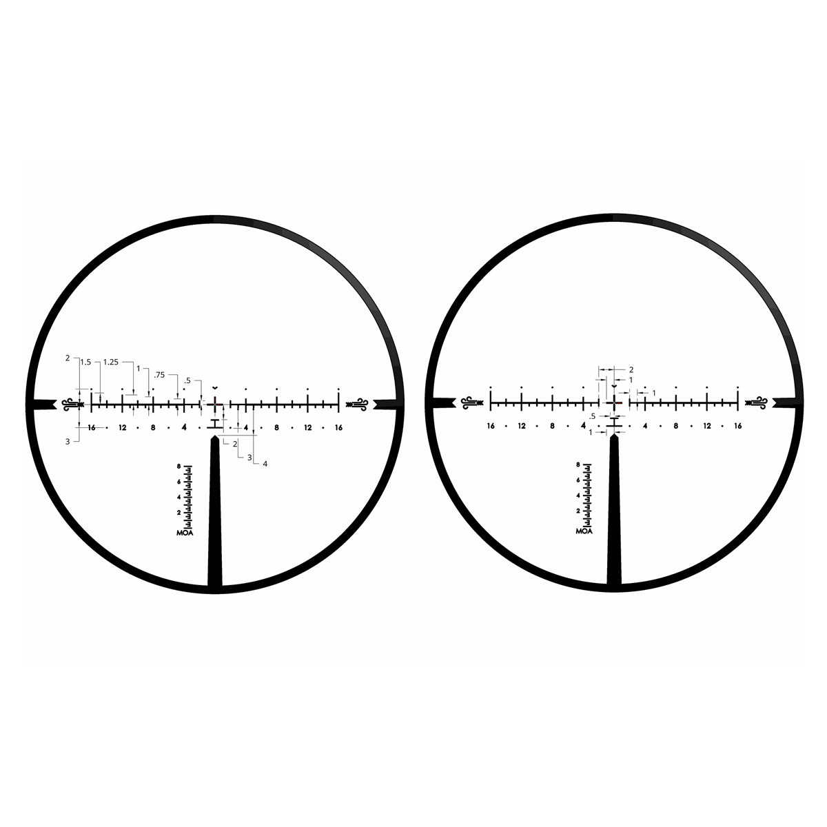 Revic Acura RS25i 5-25x50 Illuminated Riflescope