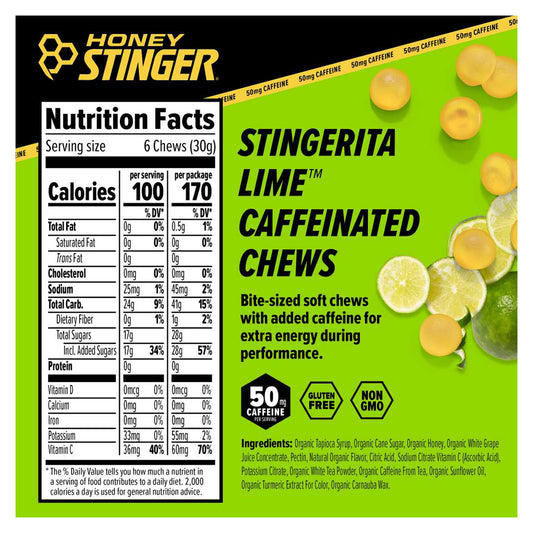 Another look at the Honey Stinger Caffeinated Energy Chews - 12 Count