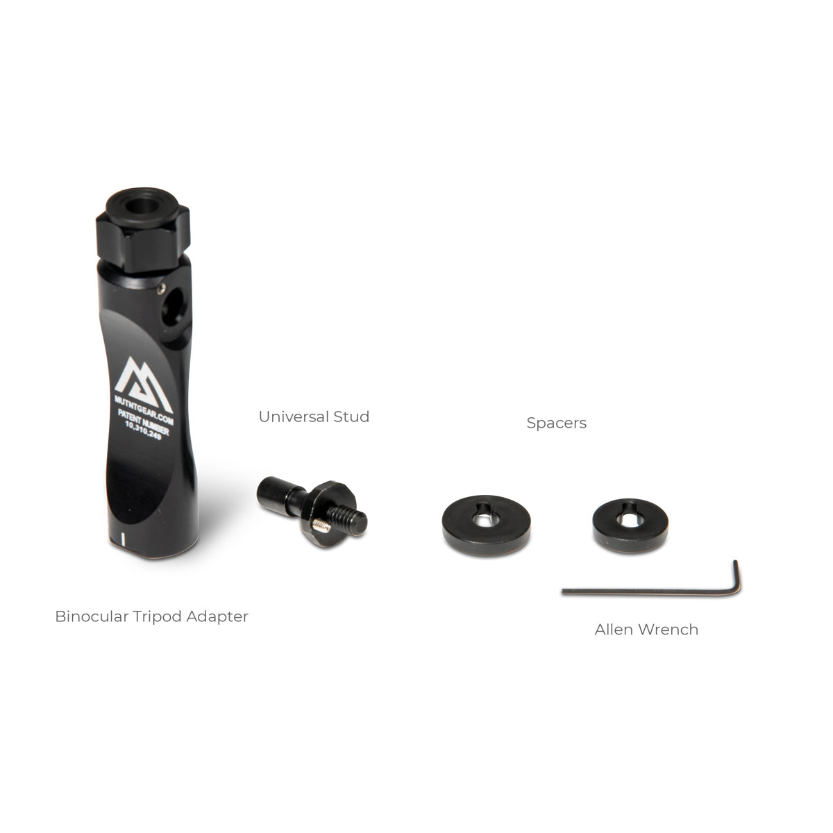 MUTNT Gear Gen 2 Binocular Tripod Adapter Kit