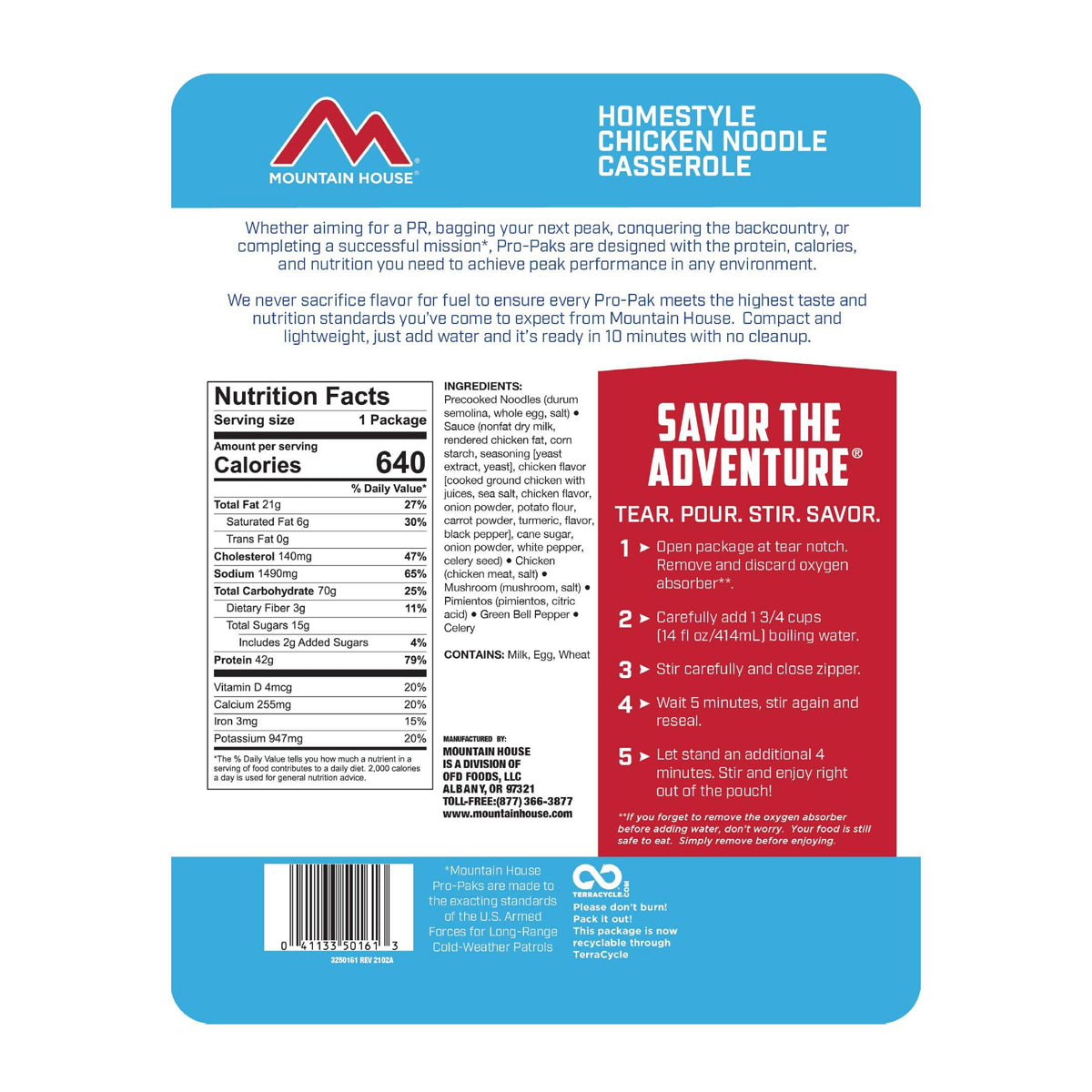 Mountain House Homestyle Chicken & Noodle Pro-Pak