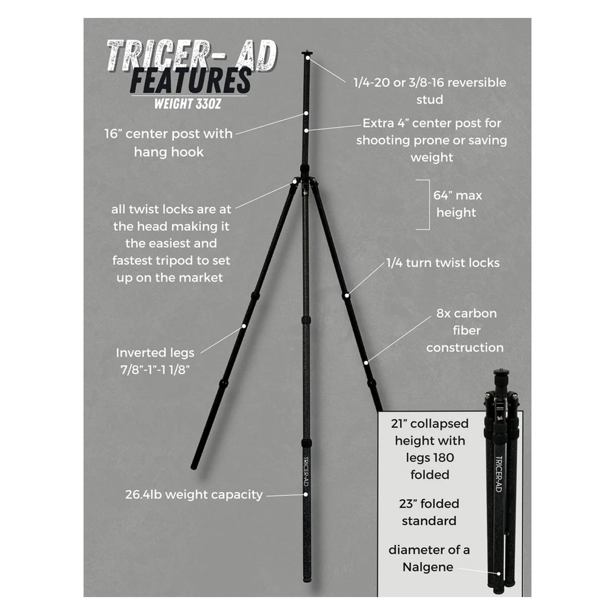 Tricer AD Tripod