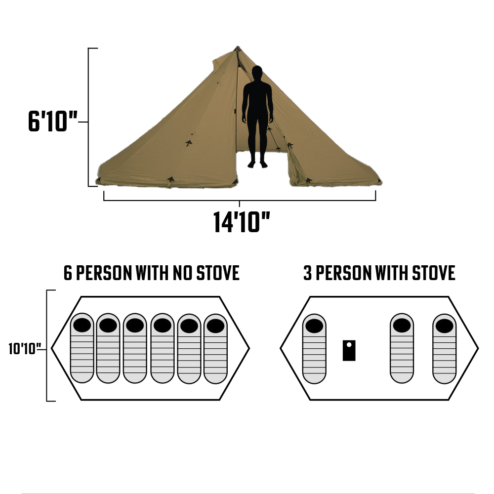 Seek Outside Redcliff 3-6 Person Shelter 2.0