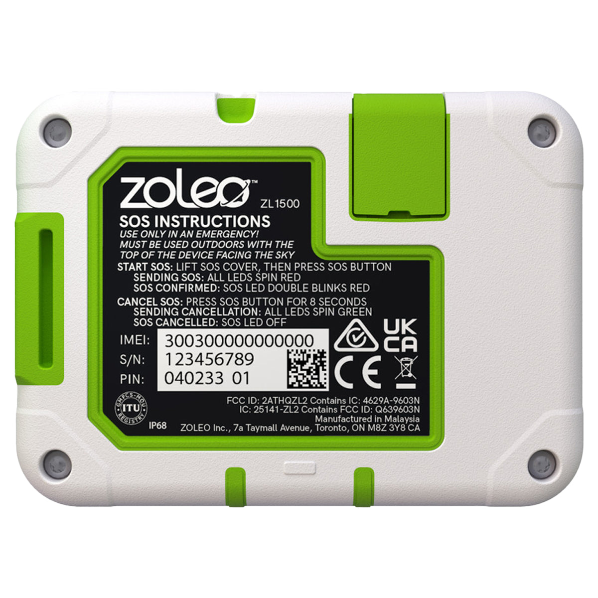 Zoleo ZL 1500 Satellite Communicator