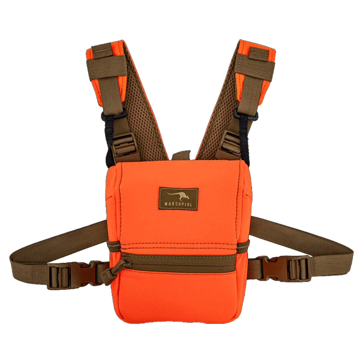 Marsupial Gear Enclosed Binocular Pack in Blaze Orange by GOHUNT | Marsupial Gear - GOHUNT Shop