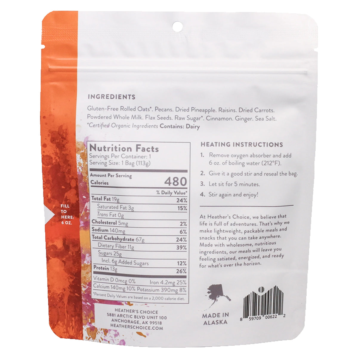 Heather's Choice Morning Glory Oatmeal