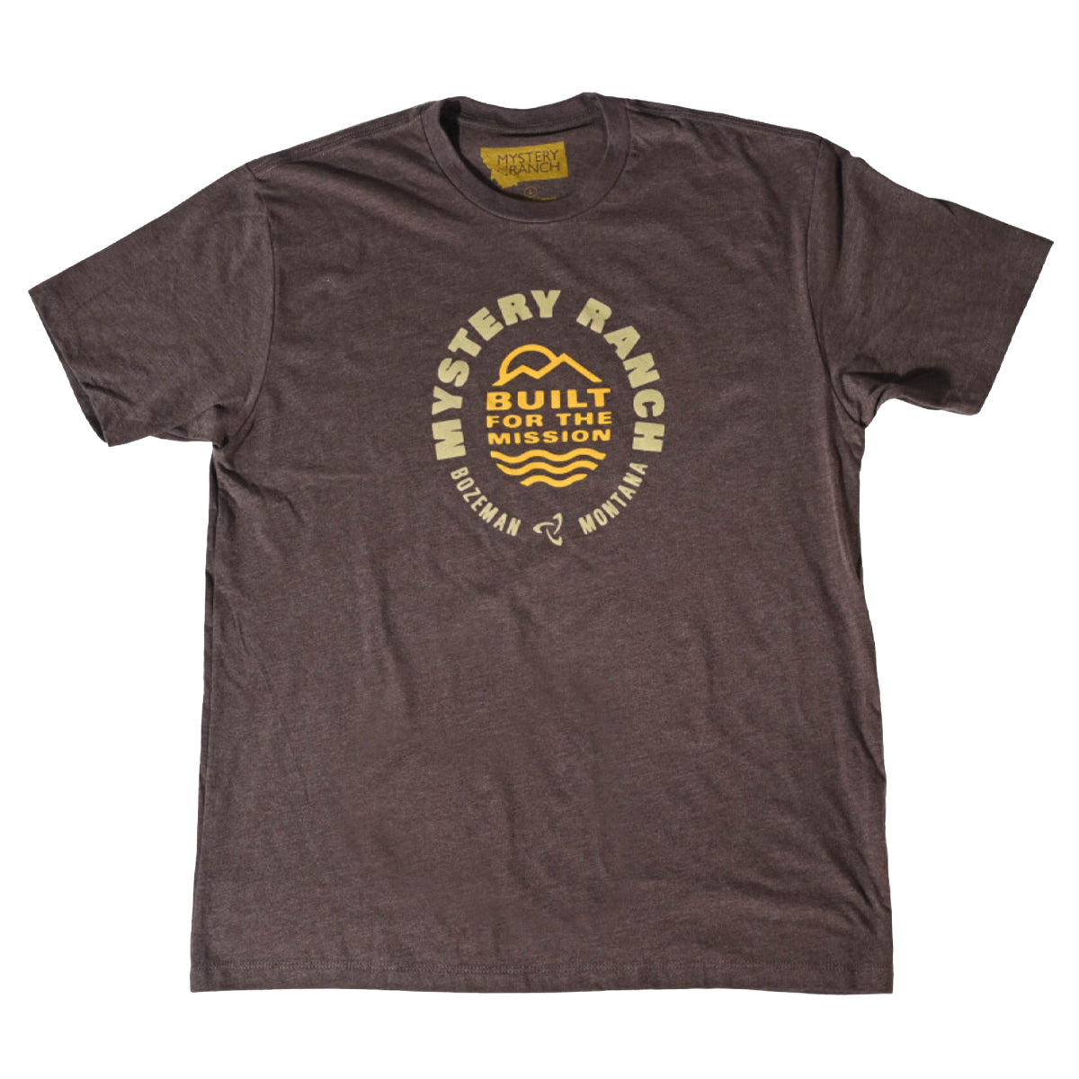 Mystery Ranch MTN Mission Tee in Brown Heather by GOHUNT | Mystery Ranch - GOHUNT Shop
