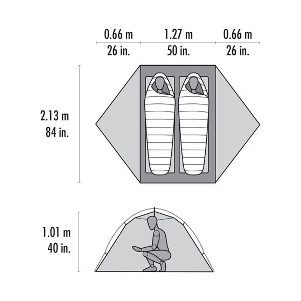 MSR Hubba Hubba 2-Person Backpacking Tent