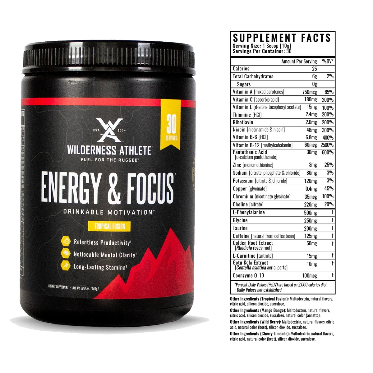 Wilderness Athlete Energy & Focus Tub in  by GOHUNT | Wilderness Athlete - GOHUNT Shop