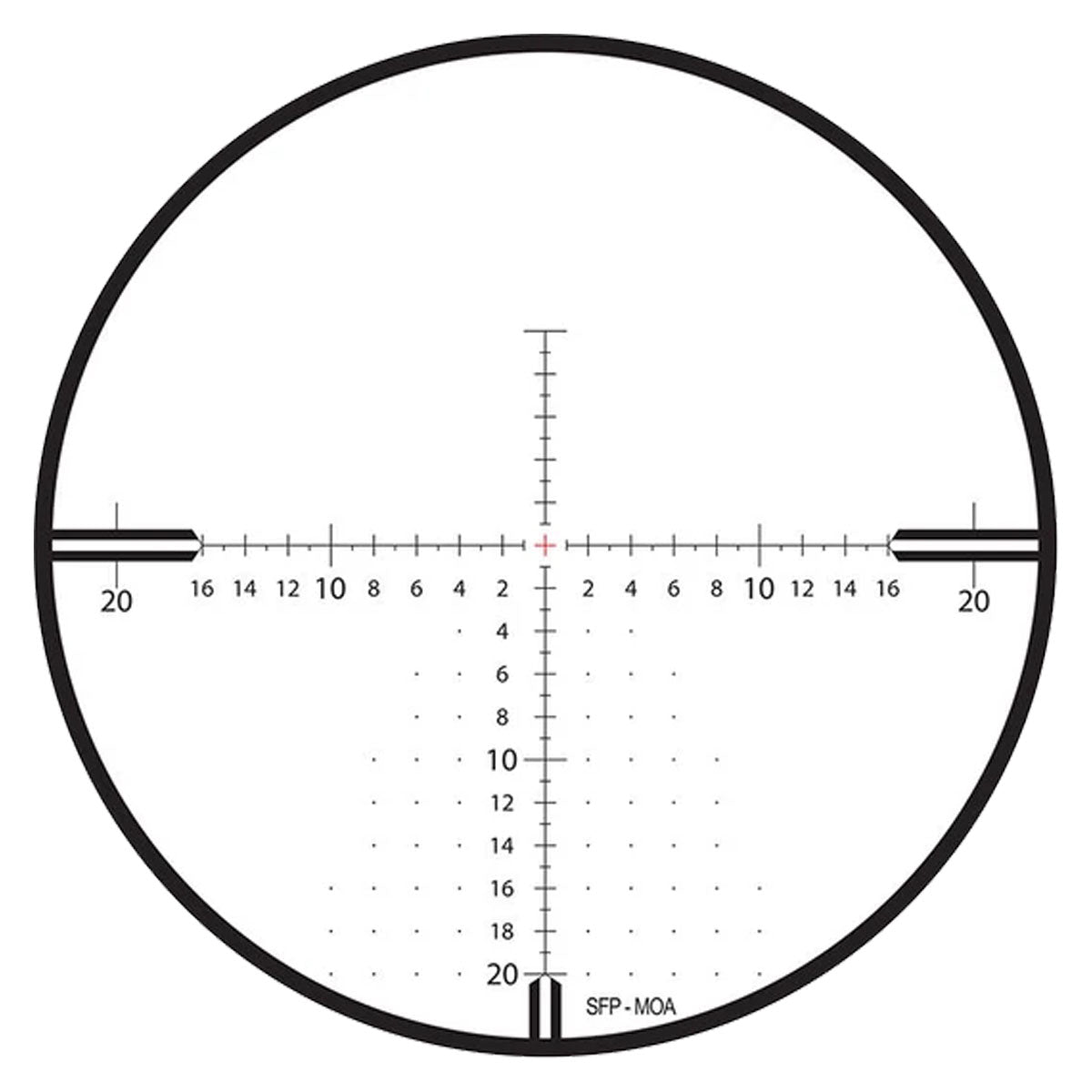 Zeiss Conquest V4 6-24x50 ZMOAi-T20 Illuminated #65 Reticle with Locking Windage Turret Rifle Scope