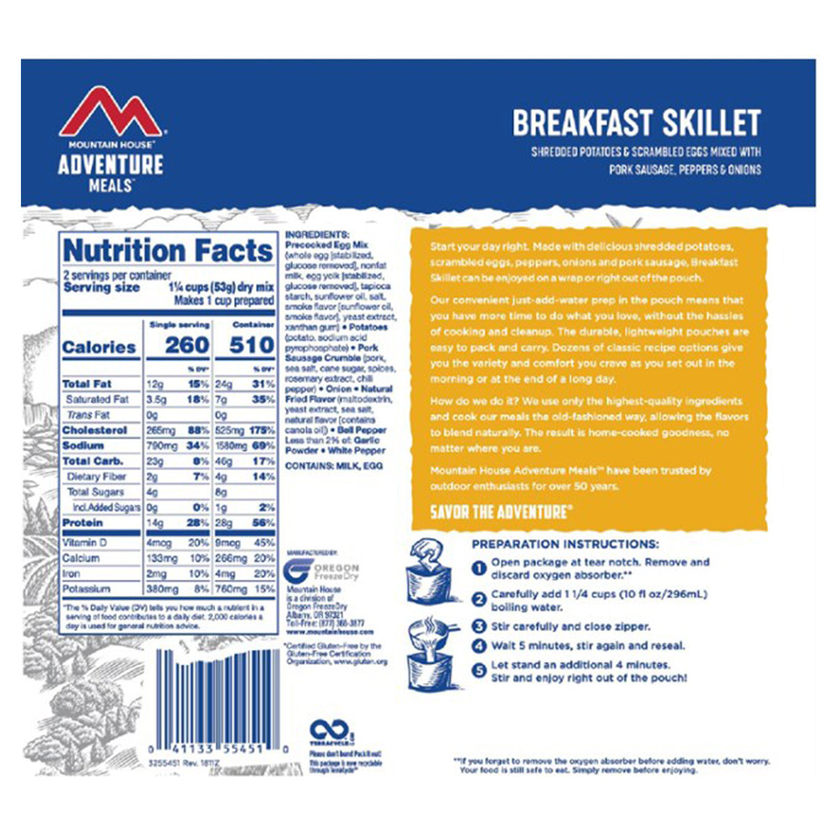 Mountain House Breakfast Skillet - goHUNT Shop