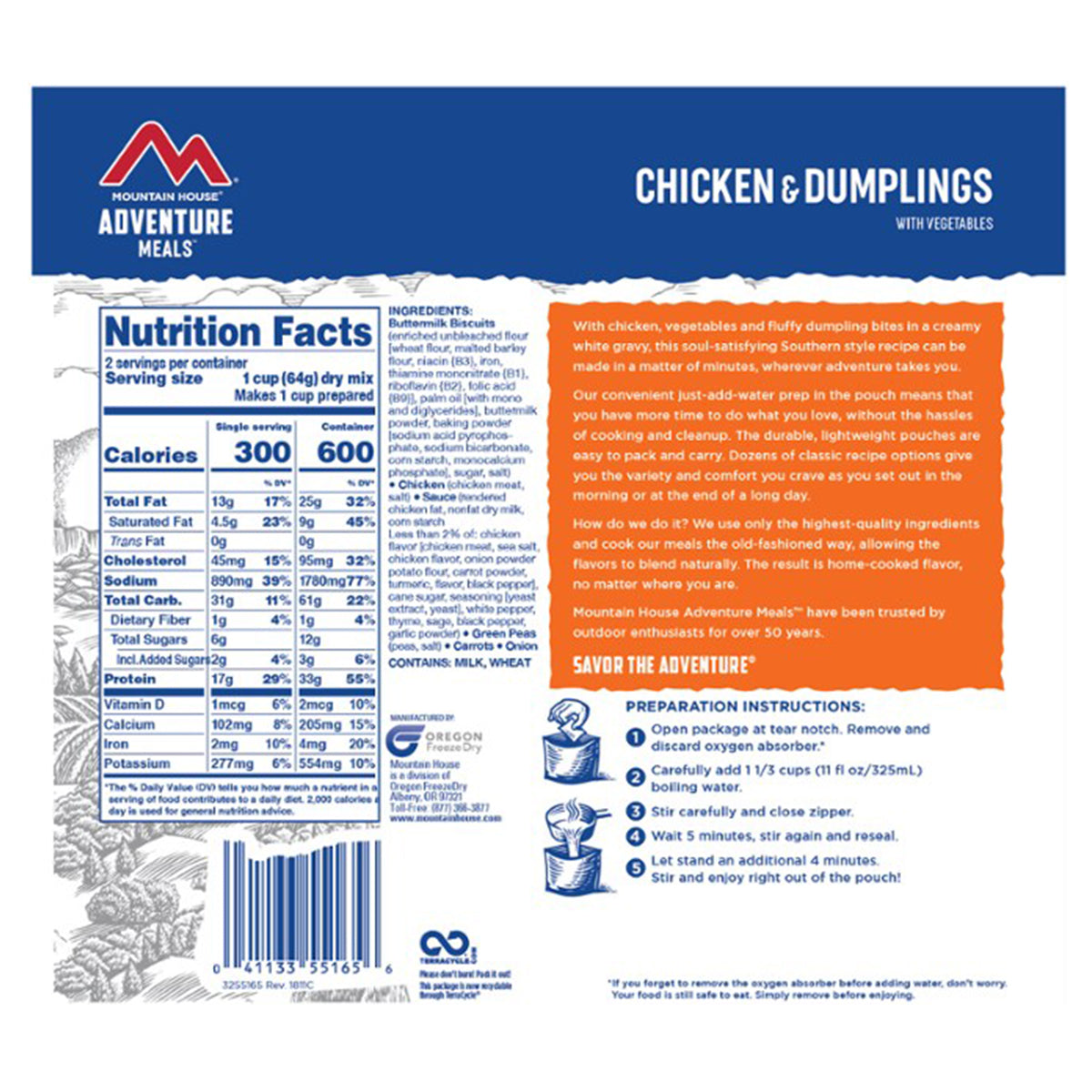 Mountain House Chicken & Dumplings by Mountain House | Camping - goHUNT Shop