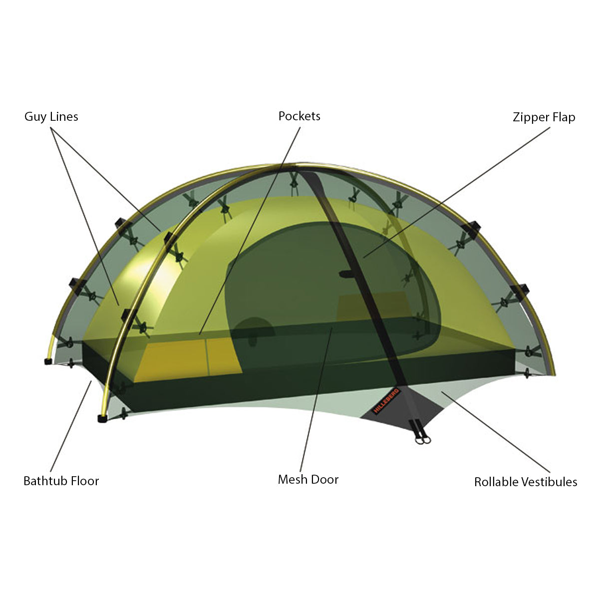 Hilleberg Niak 2 Person Tent - goHUNT Shop