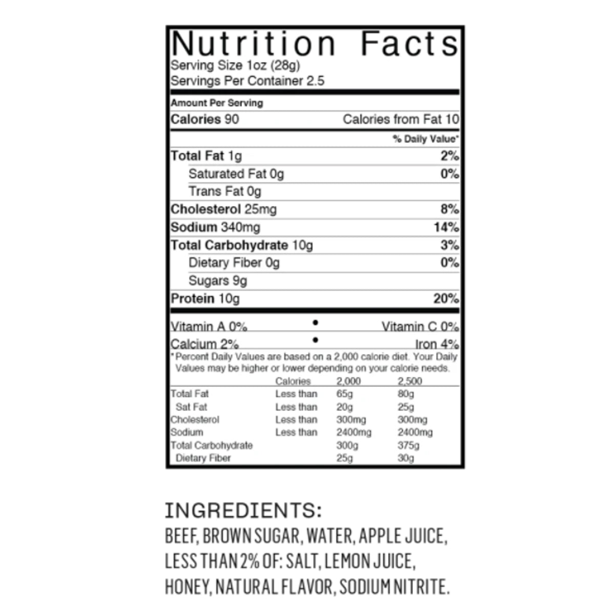 Anthem Snacks Original Beef Jerky