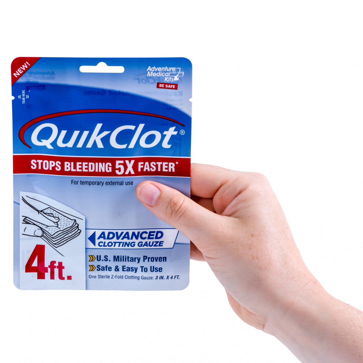 Adventure Medical Kits QuikClot Gauze by Tender Outdoor | Gear - goHUNT Shop