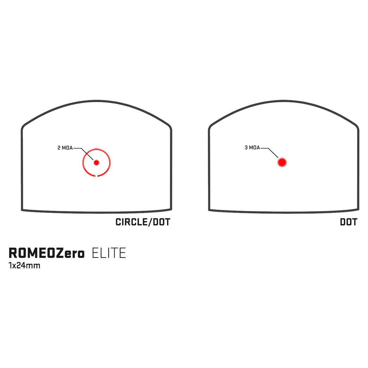 Sig Sauer ROMEOZero-Elite 1x24mm Red Dot Sight