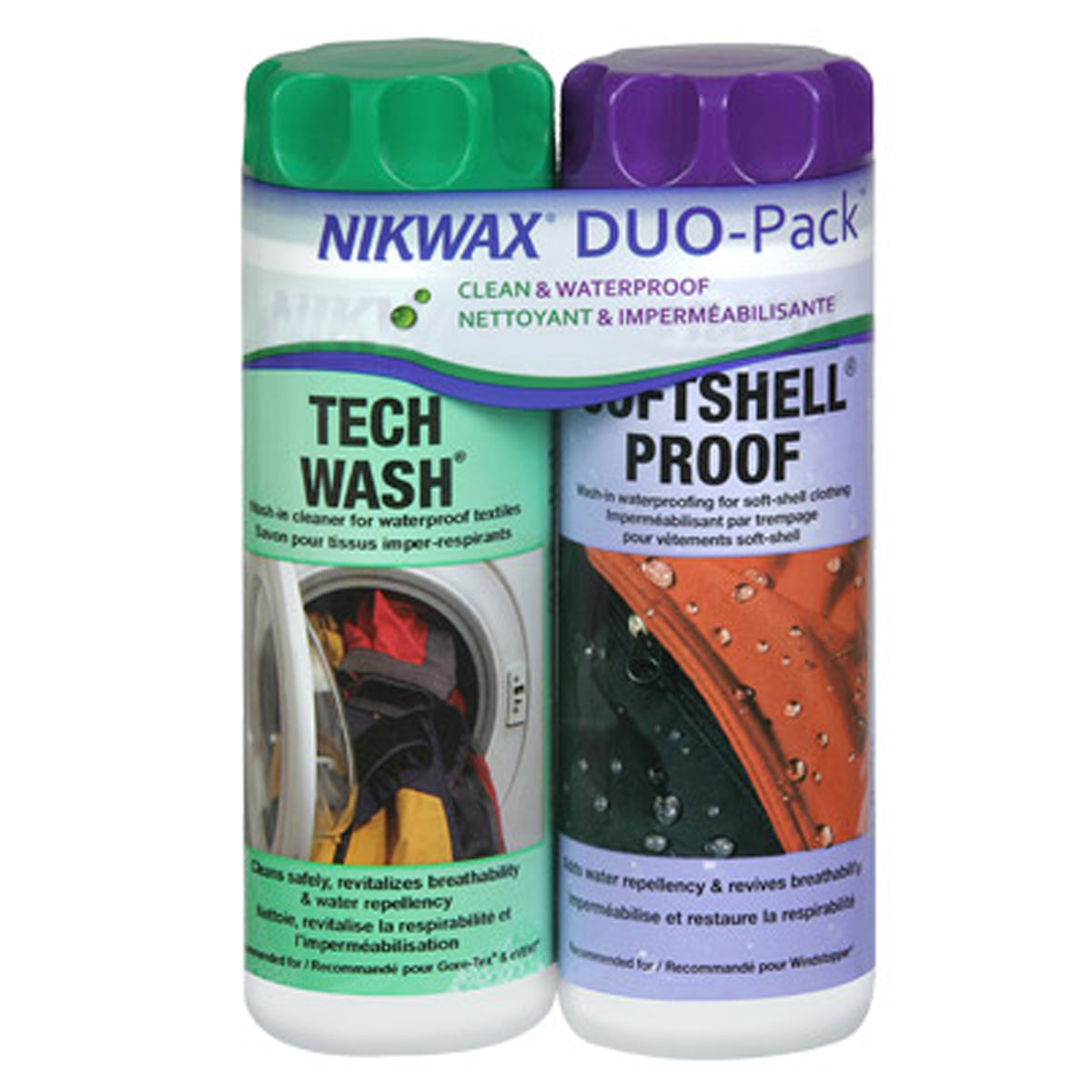 Nikwax Softshell Wash & Waterproof Duo Pack
