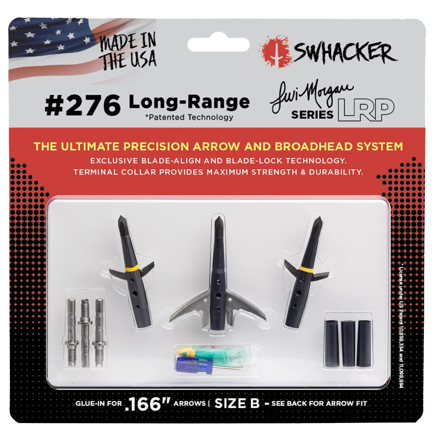 TAC Vanes Swhacker LRP Broadhead #276 in  by GOHUNT | TAC Vanes - GOHUNT Shop