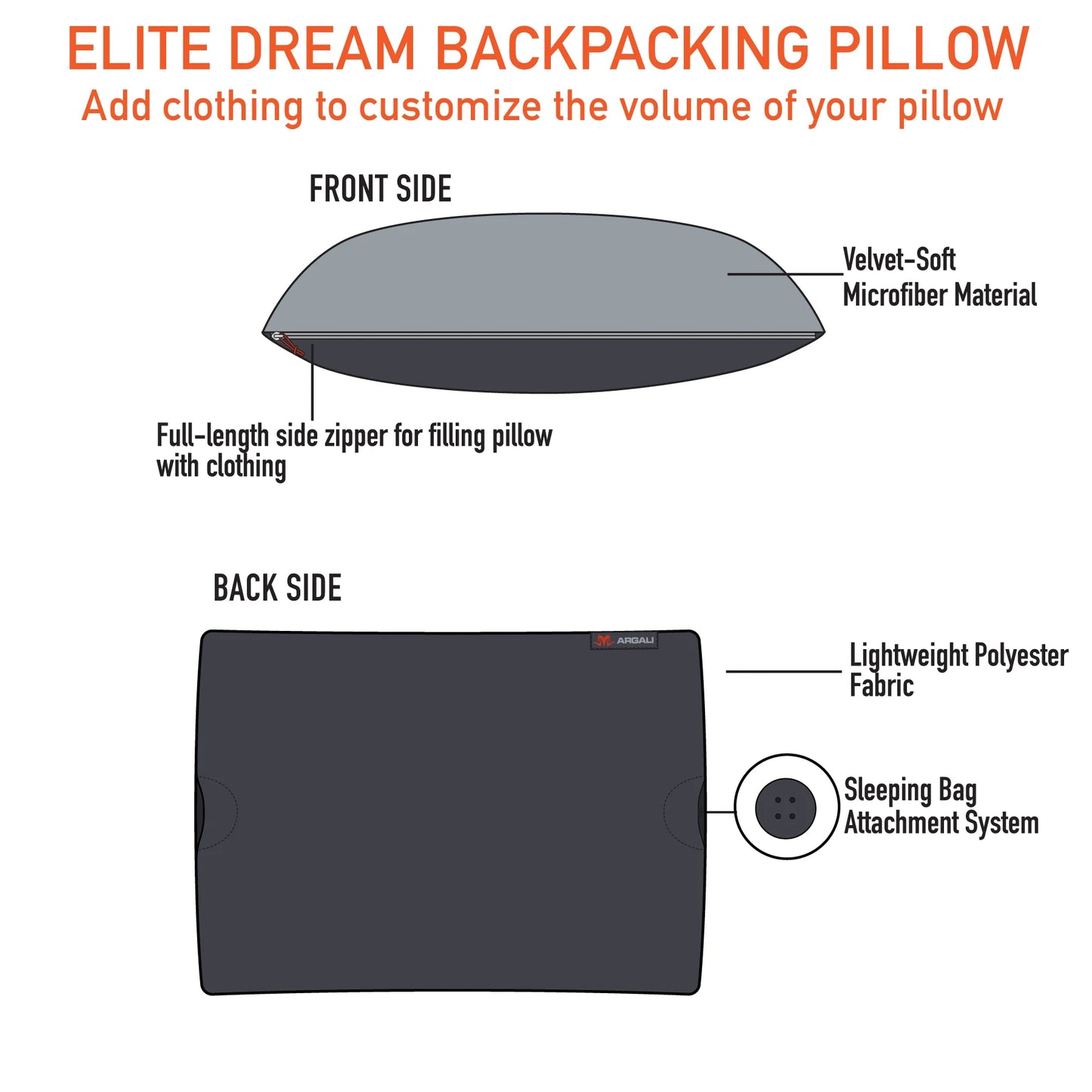 Argali Elite Dream Backpacking Pillow