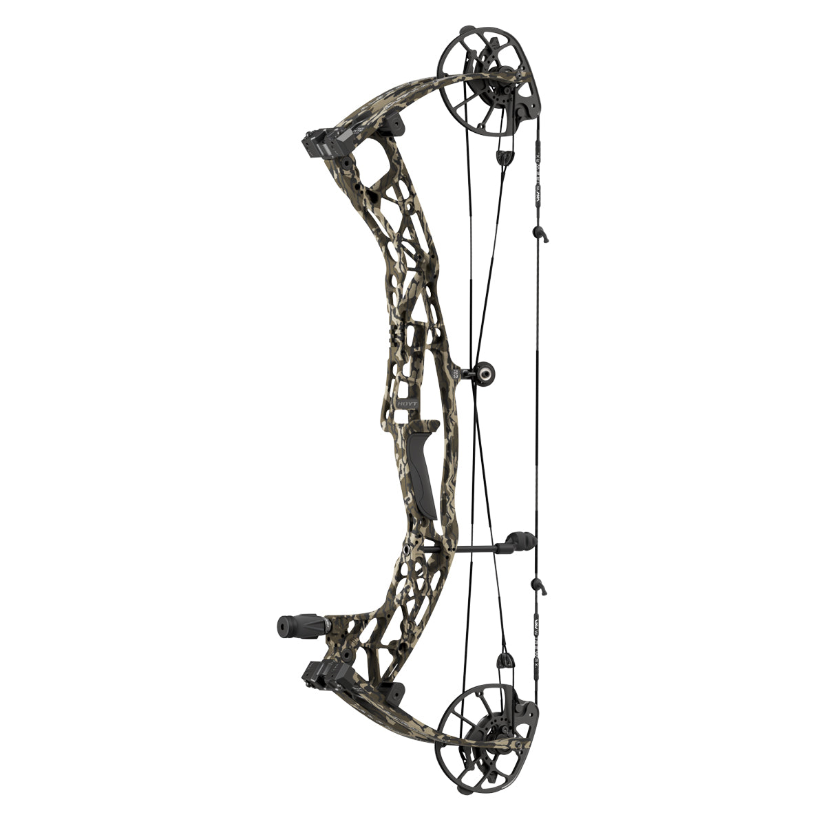 Hoyt Alpha AX-3 29 Compound Bow in Mossy Oak Bottomland by GOHUNT | Hoyt - GOHUNT Shop