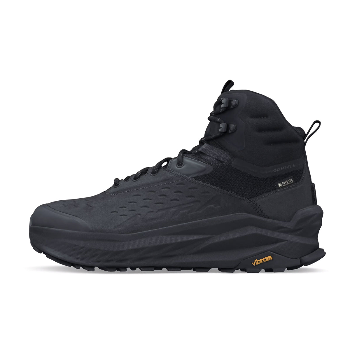 Altra Olympus 6 Hike Mid GTX in Black by GOHUNT | Altra - GOHUNT Shop