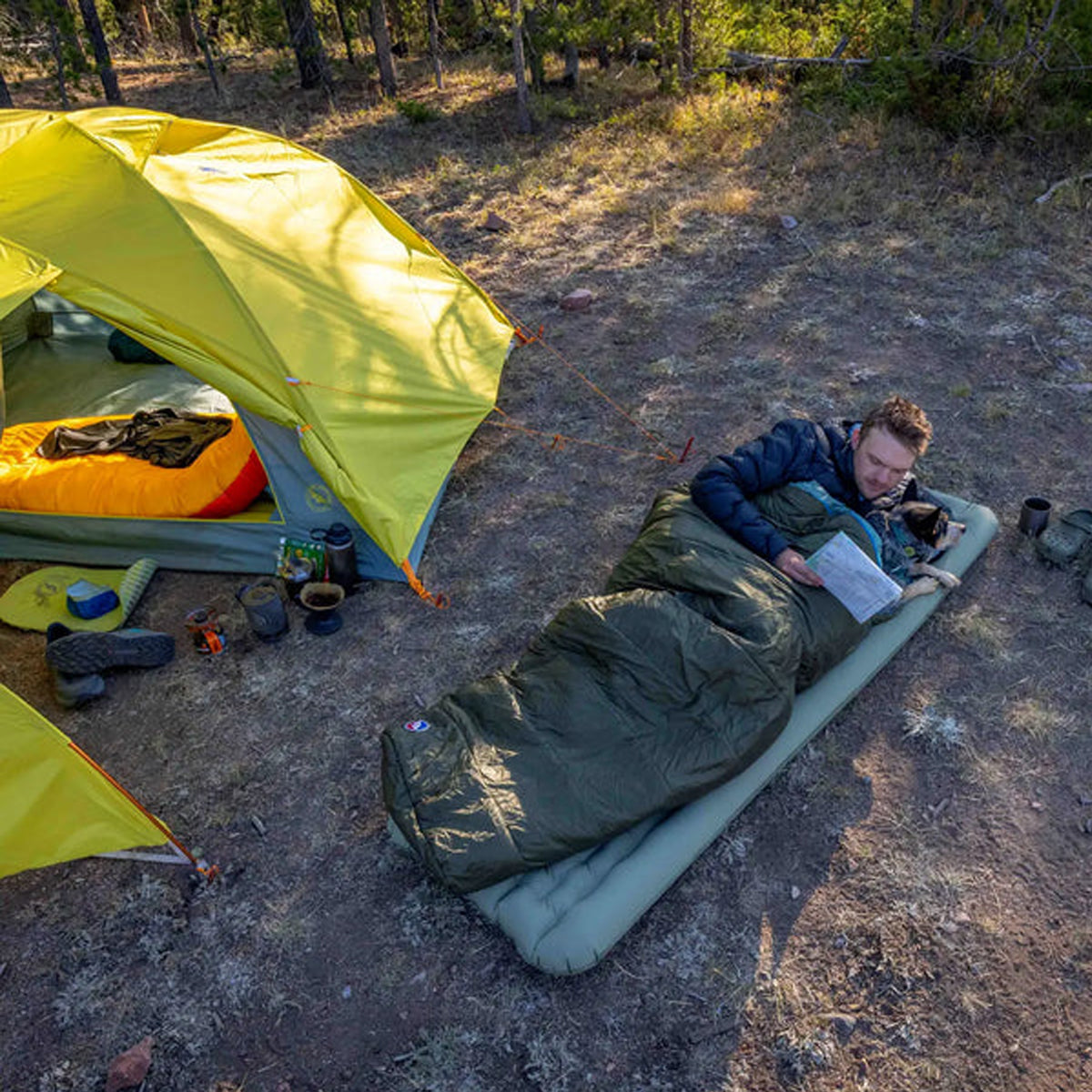 Big Agnes Anthracite 20 Mummy Bag in  by GOHUNT | Big Agnes - GOHUNT Shop