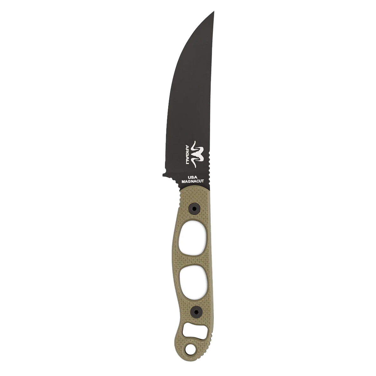 Argali Sawtooth Knife in Stealth OD Green by GOHUNT | Argali - GOHUNT Shop