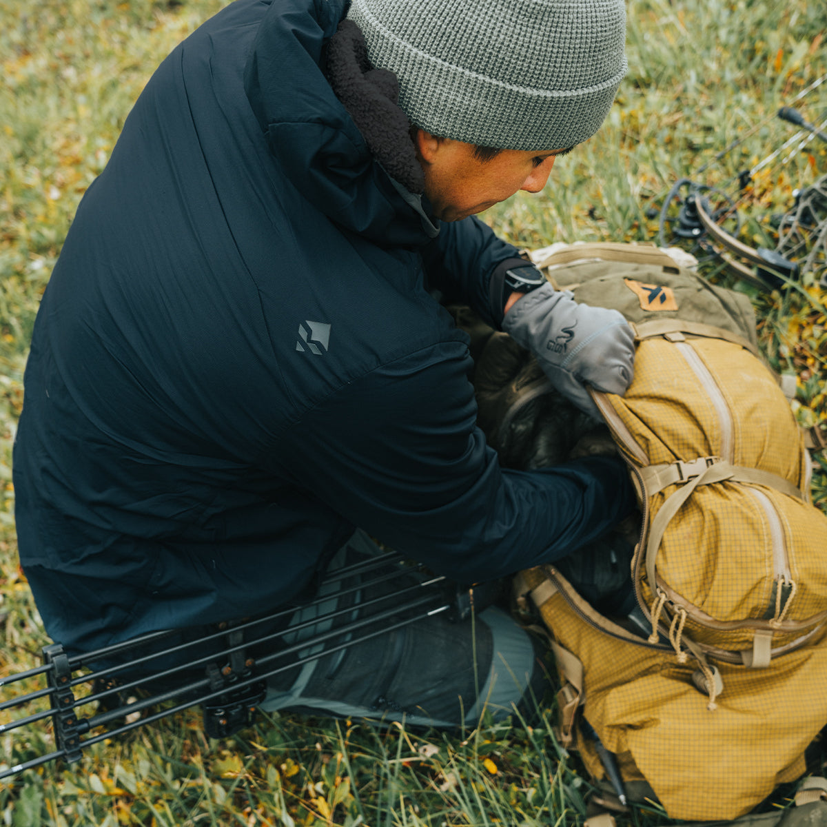 GOHUNT Atmosphere Hooded Jacket in Atmosphere Black by GOHUNT | GOHUNT - GOHUNT Shop