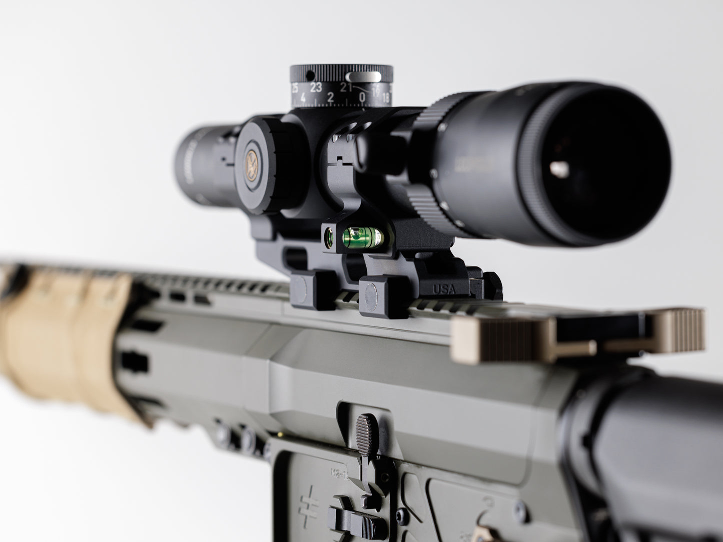 Ruff's Precision Manufacturing Bravo Cantilever Scope Mount with Bubble Level