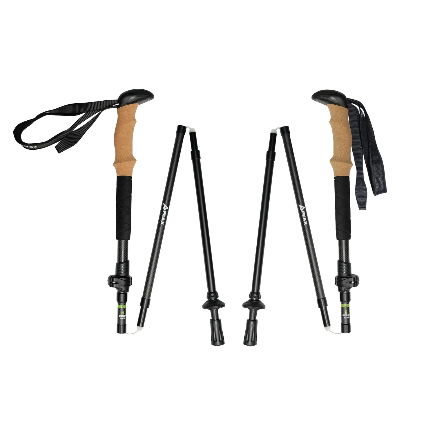 PEAX Equipment Backcountry Z Cork Trekking Poles Shop at GOHUNT