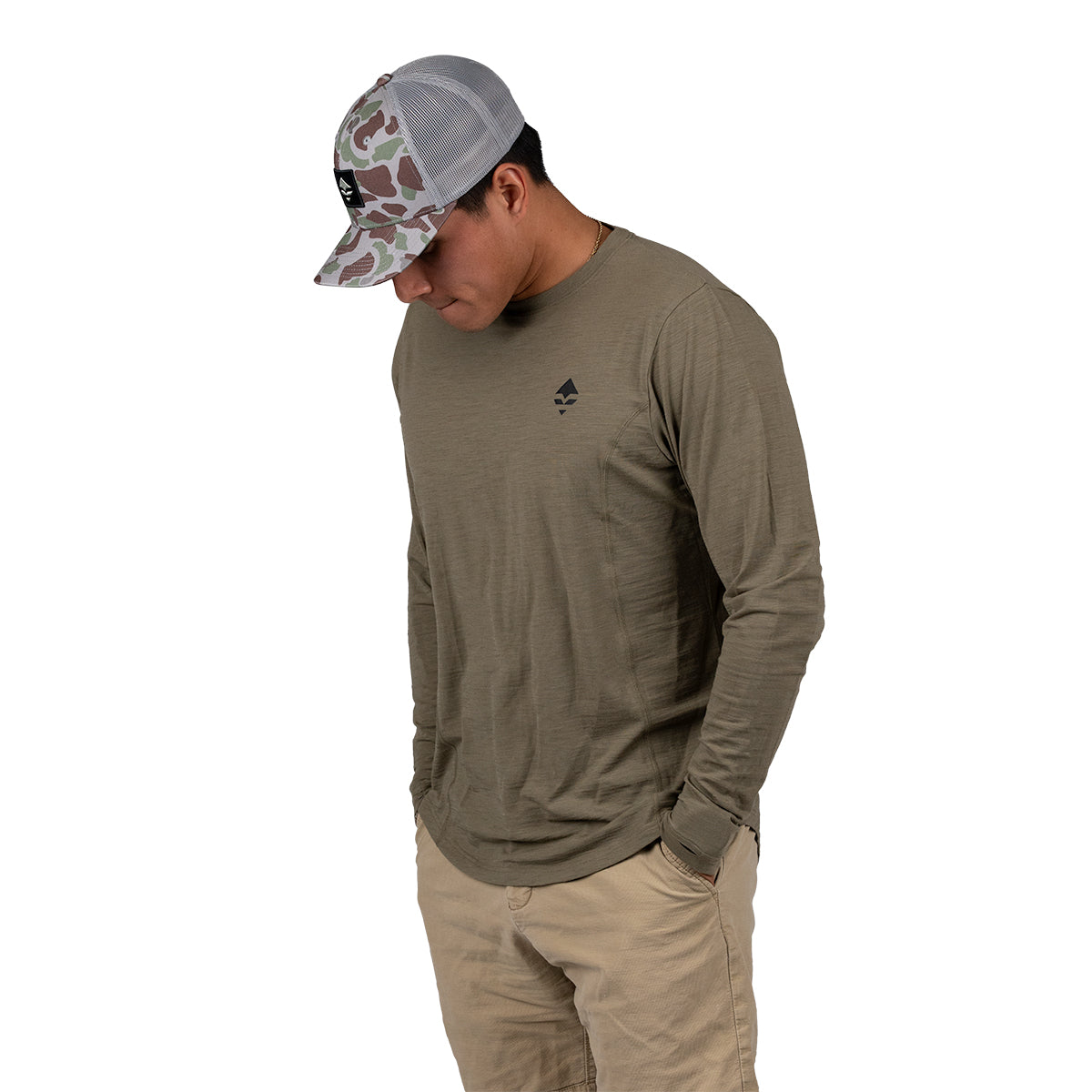 GOHUNT Basin Merino Crew in  by GOHUNT | GOHUNT - GOHUNT Shop