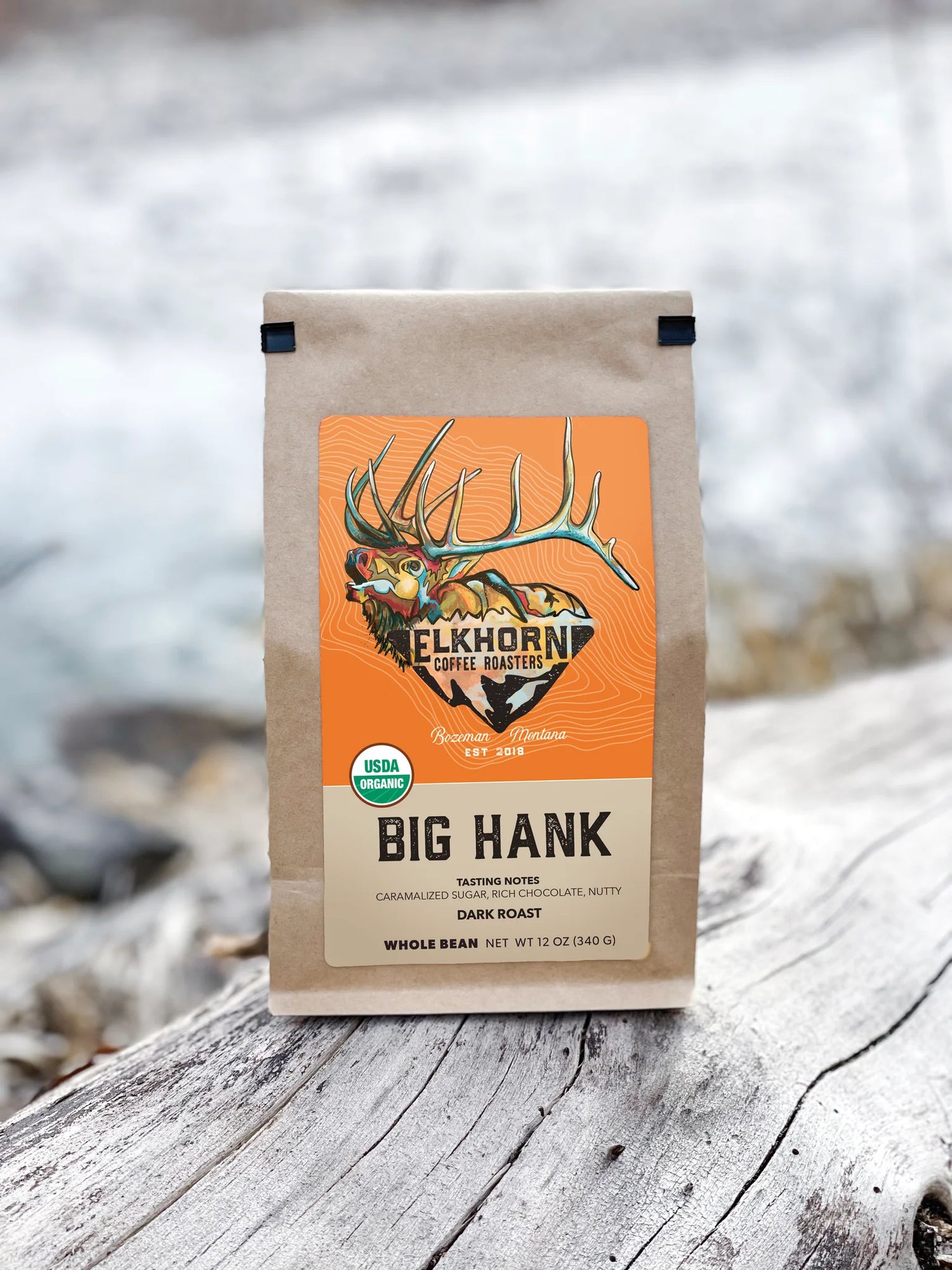 Elkhorn Coffee Roasters Randy Newberg Hunter's- Big Hank Coffee in  by GOHUNT | Elkhorn Coffee Roasters - GOHUNT Shop