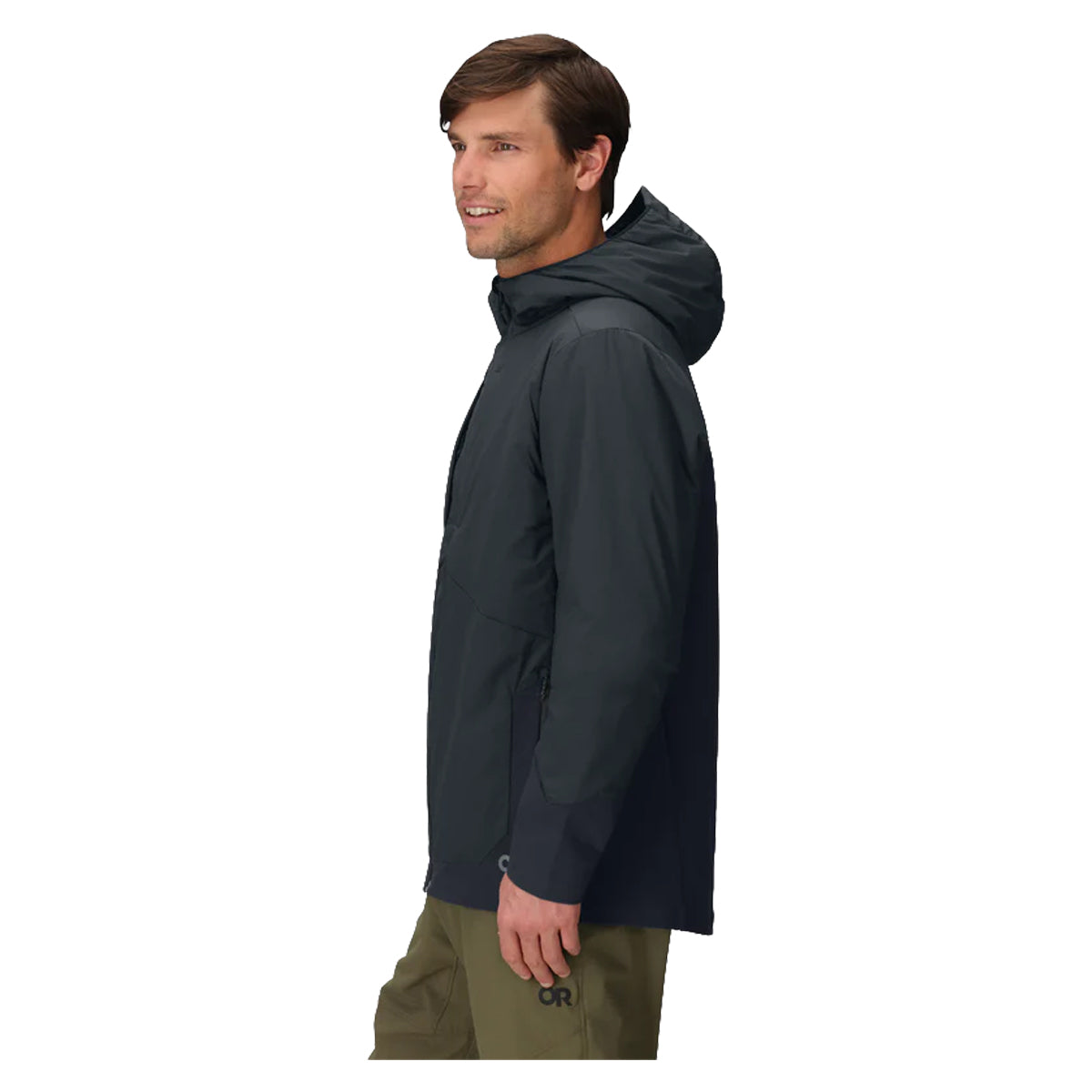 Outdoor Research Men's Shadow Hybrid Hoodie in Black by GOHUNT | Outdoor Research - GOHUNT Shop