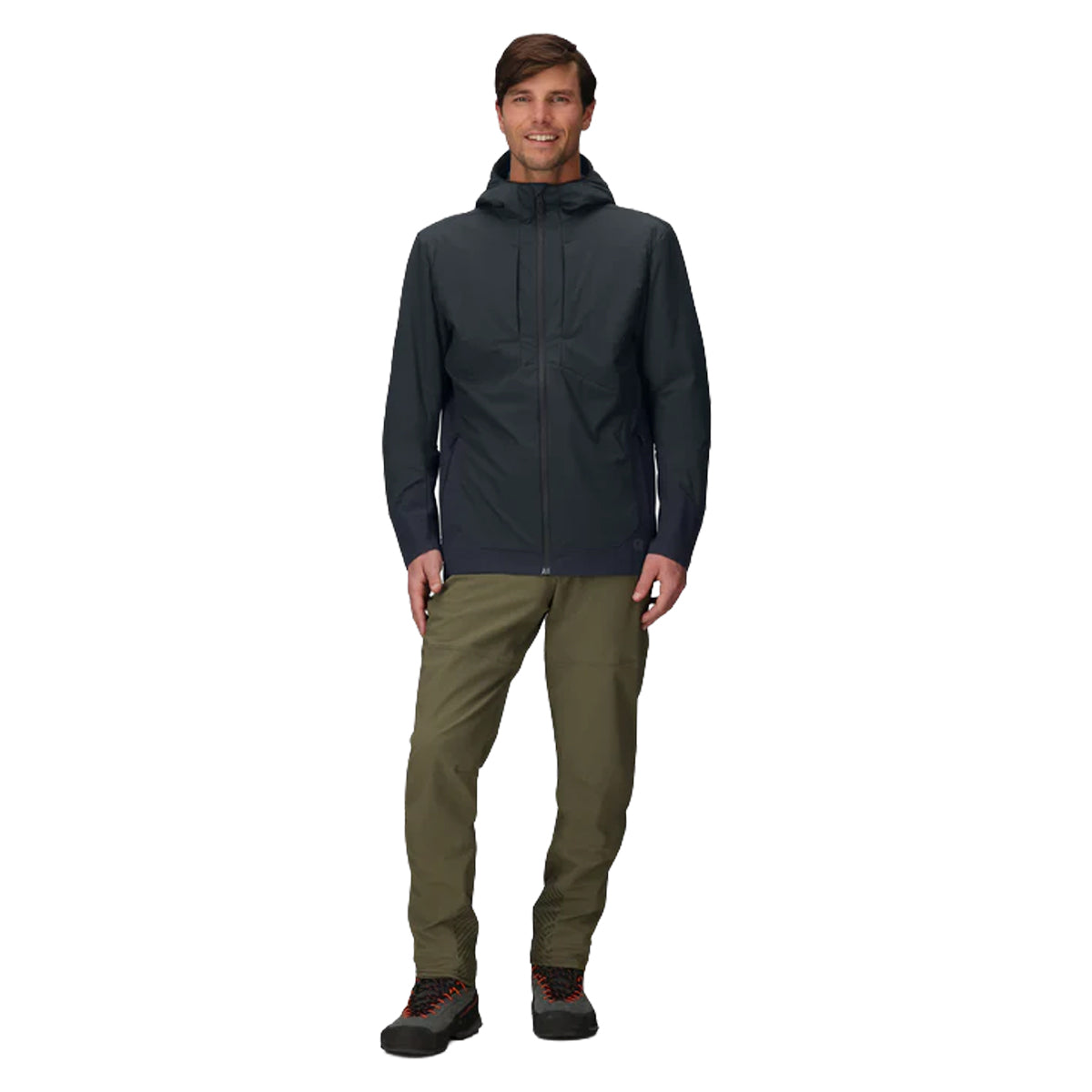 Outdoor Research Men's Shadow Hybrid Hoodie in Black by GOHUNT | Outdoor Research - GOHUNT Shop