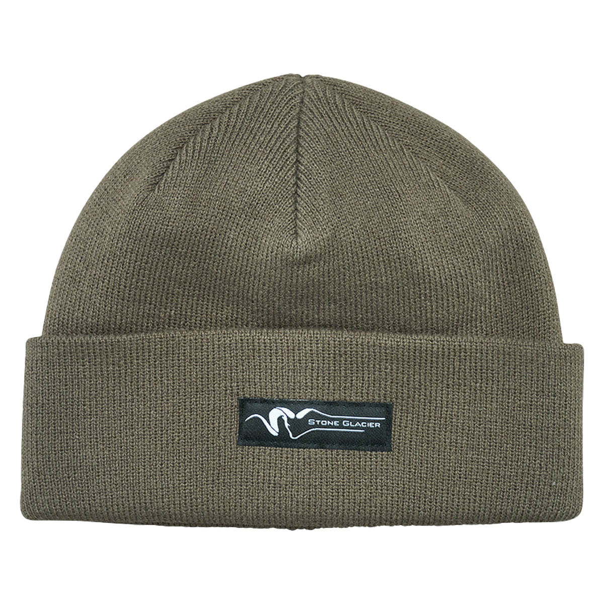 Stone Glacier Bluff Knit Cuffed Beanie in Tarmac by GOHUNT | Stone Glacier - GOHUNT Shop