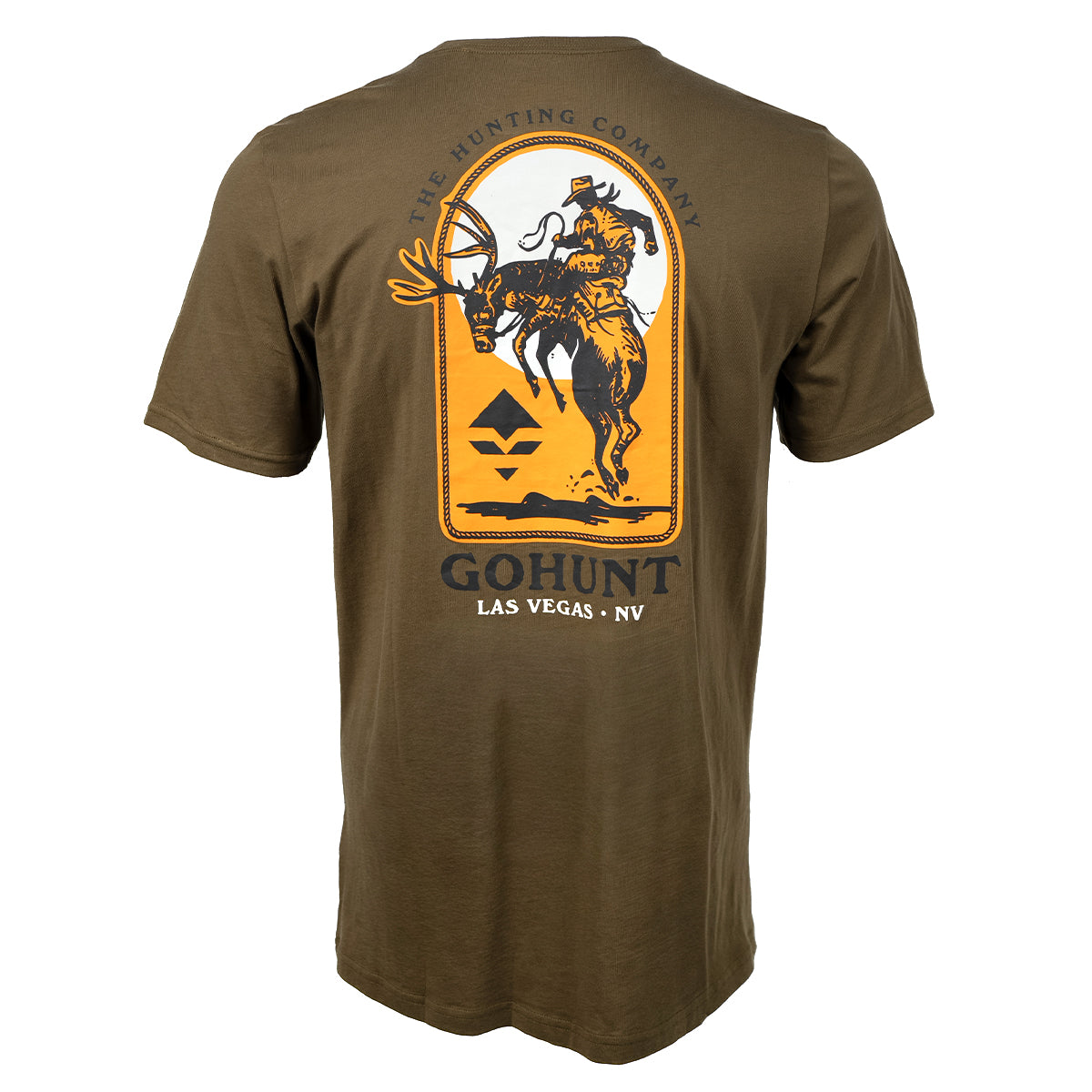 GOHUNT Bucking Buck T-Shirt in Olive by GOHUNT | GOHUNT - GOHUNT Shop