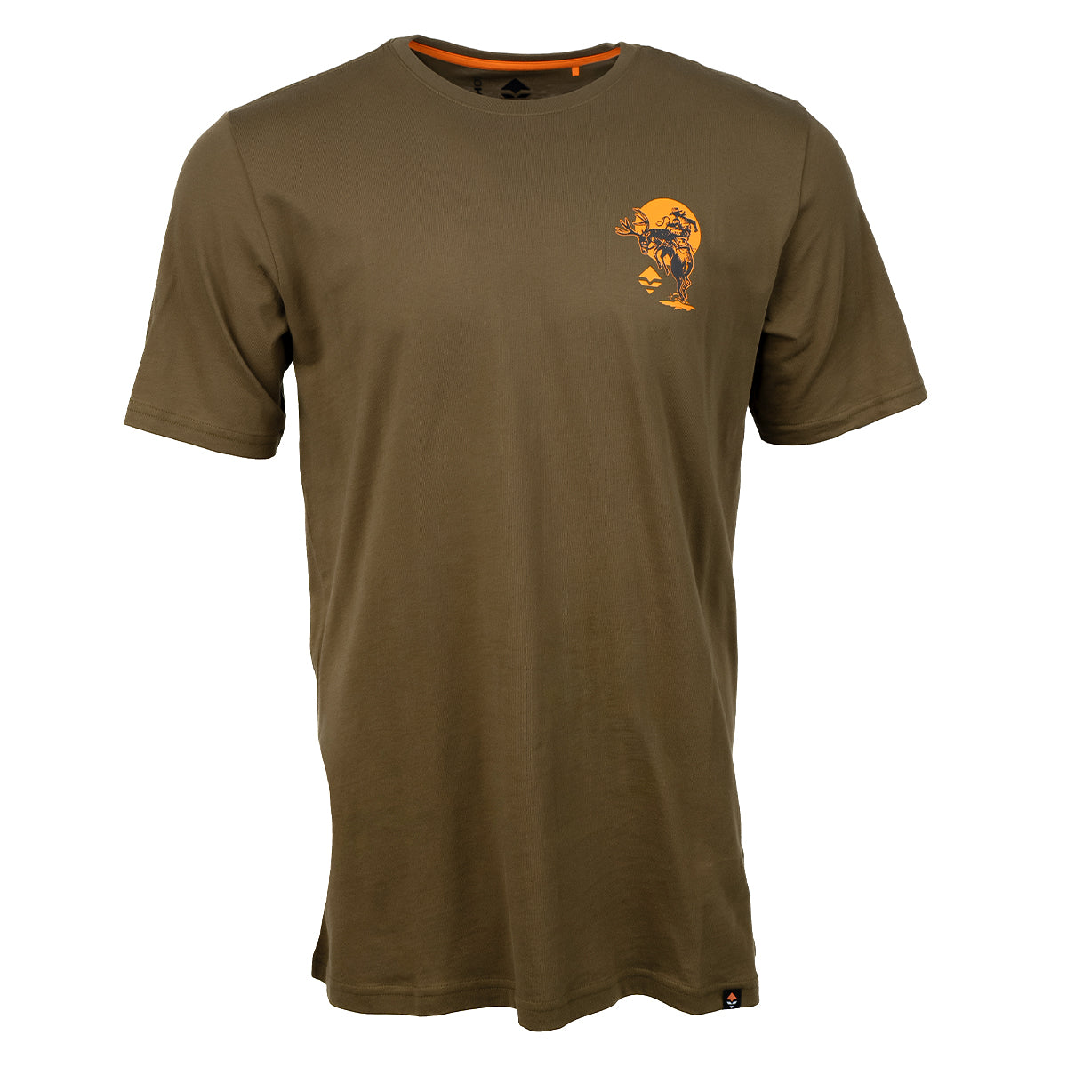 GOHUNT Bucking Buck T-Shirt in Olive by GOHUNT | GOHUNT - GOHUNT Shop
