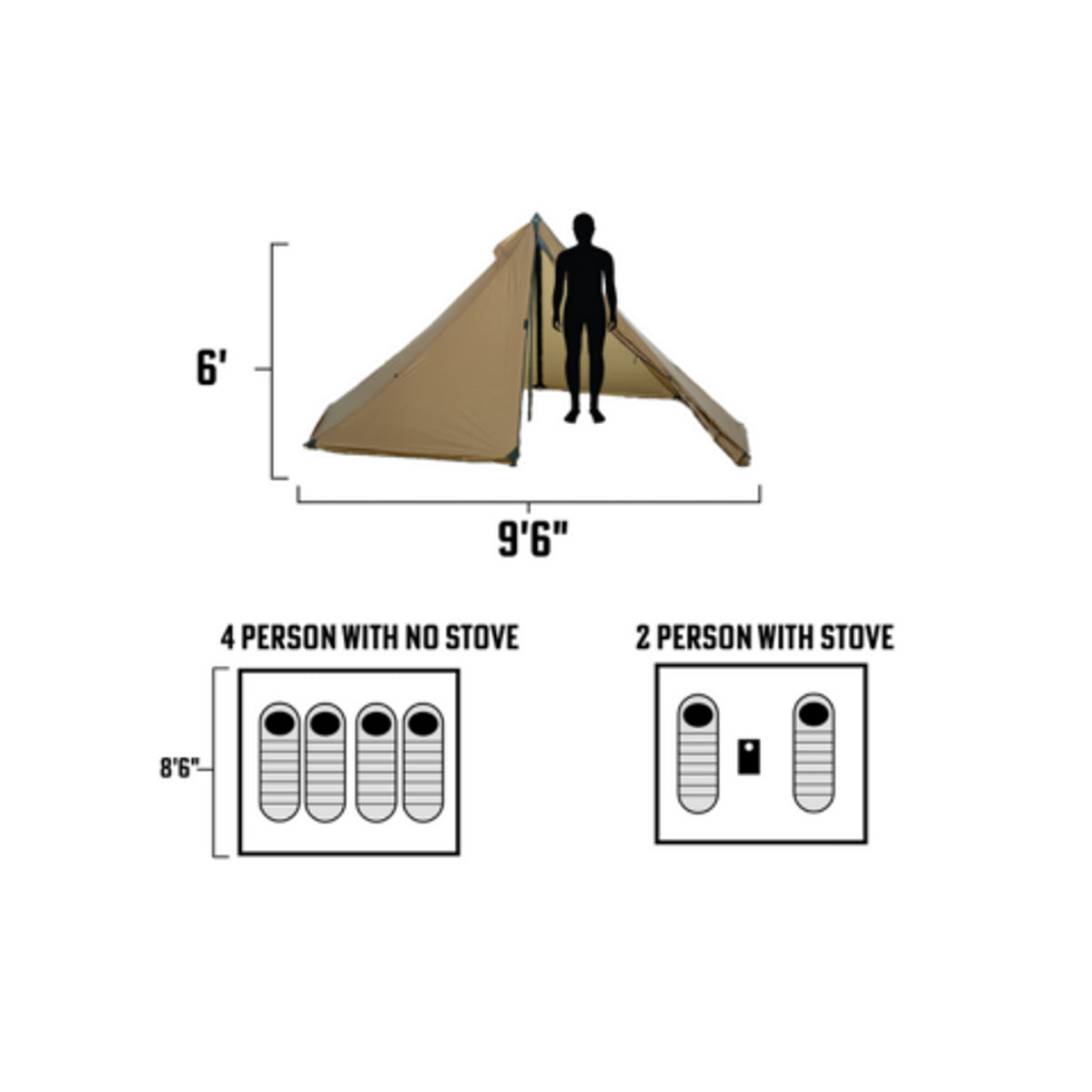 Seek Outside Cimarron 2.0 | Reliable 4-Season Hot Tent