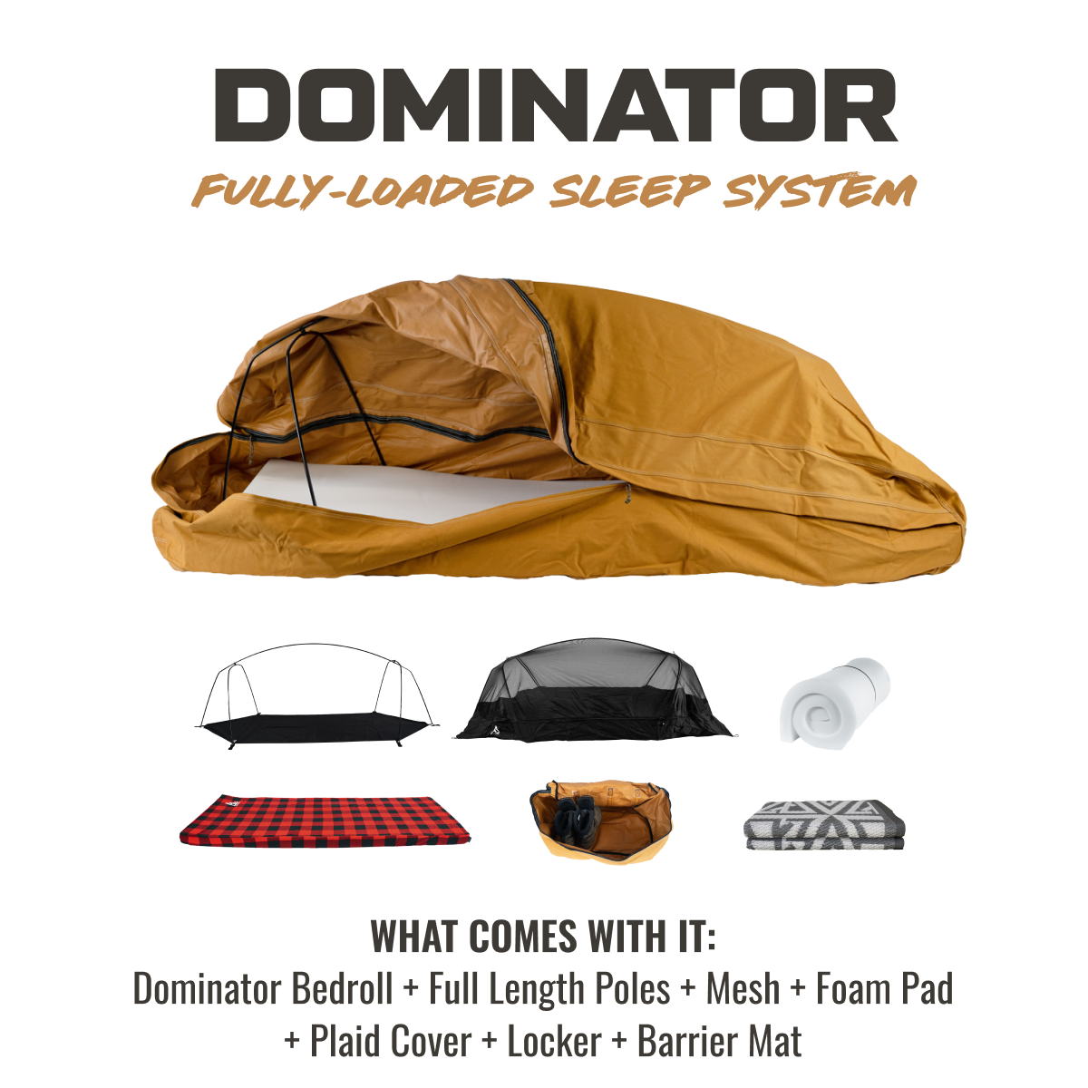 Canvas Cutter Dominator Sleep System in  by GOHUNT | Canvas Cutter - GOHUNT Shop
