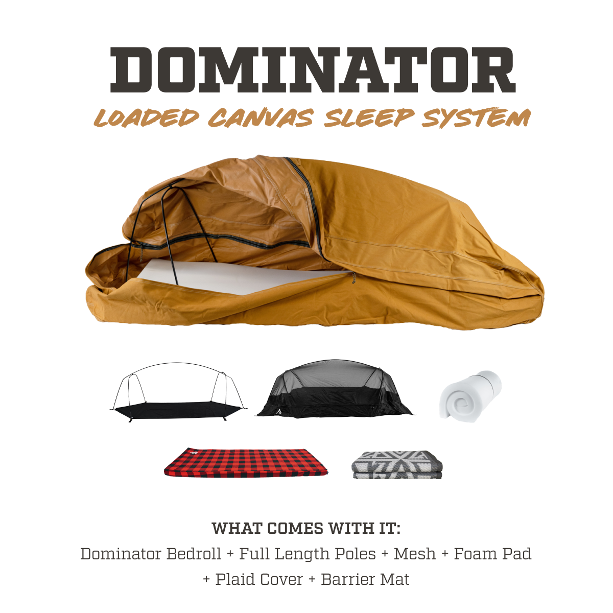 Canvas Cutter Dominator Sleep System in  by GOHUNT | Canvas Cutter - GOHUNT Shop