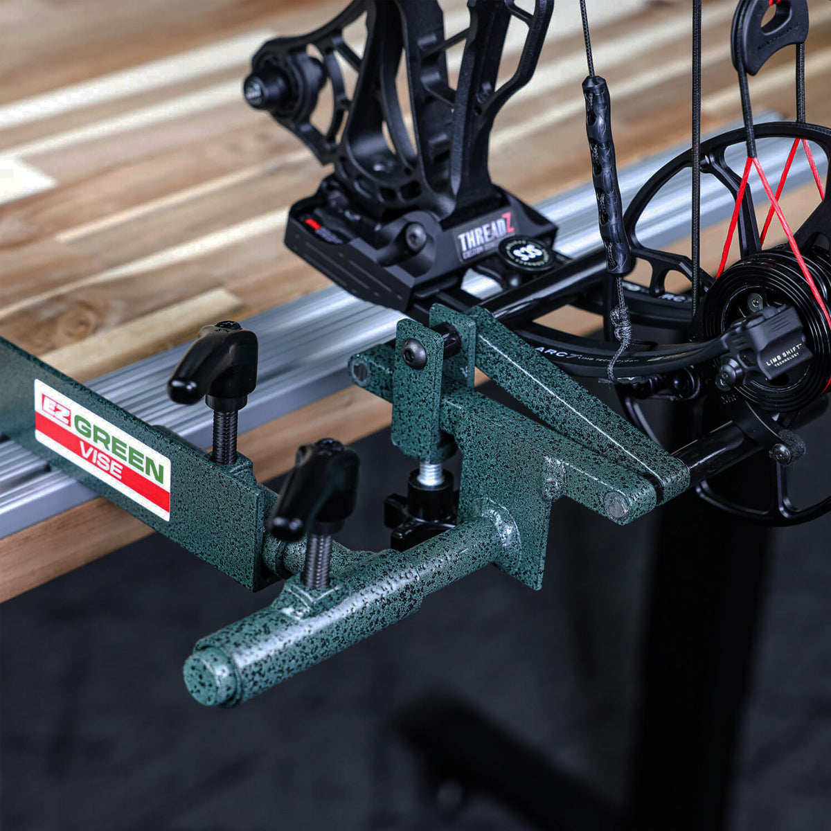 Last Chance Archery EZ Green Bow Vise in  by GOHUNT | Last Chance Archery - GOHUNT Shop