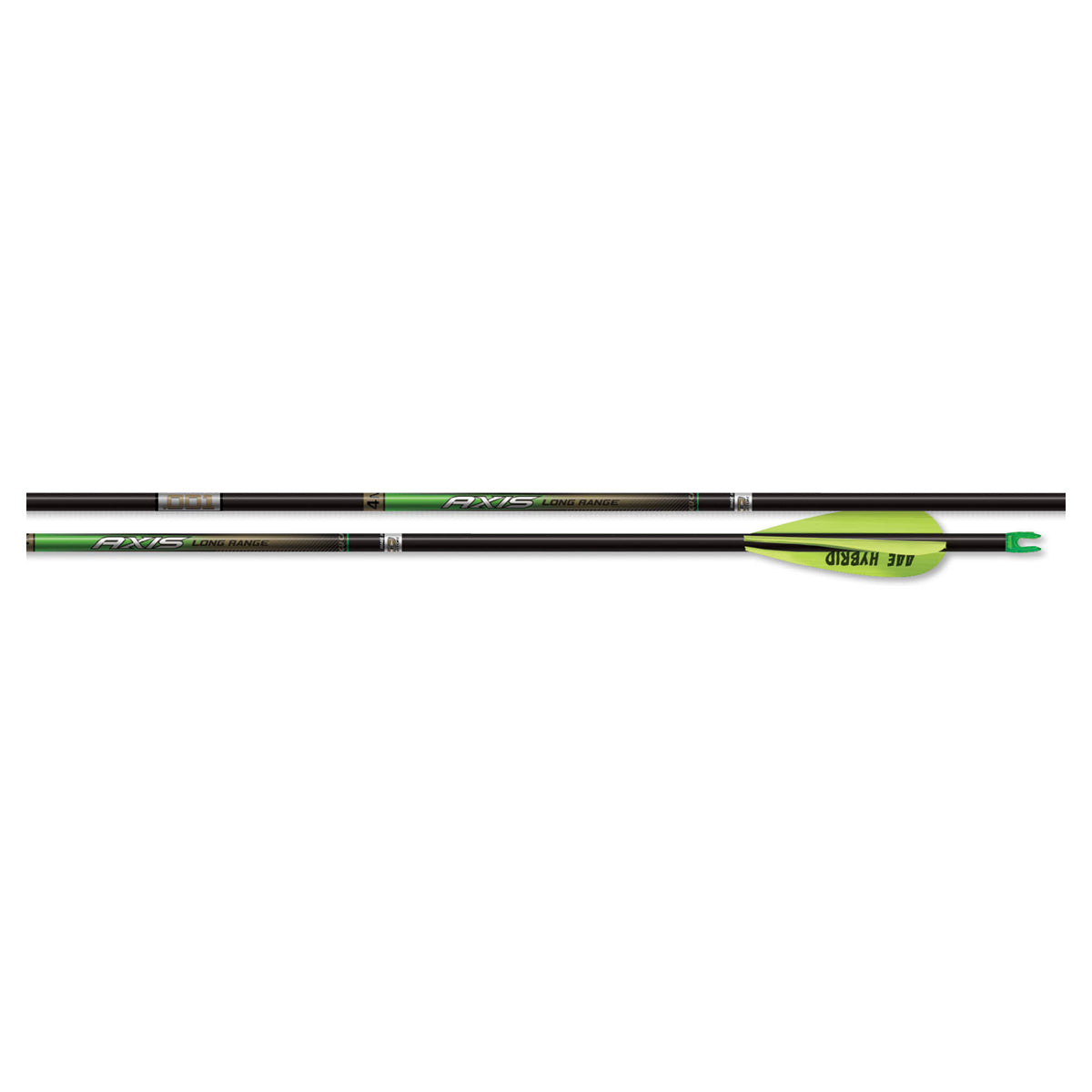 Easton Axis 4MM Match Grade Pro Series Pre-Fletched Arrow Shafts - 6 Count in  by GOHUNT | Easton - GOHUNT Shop