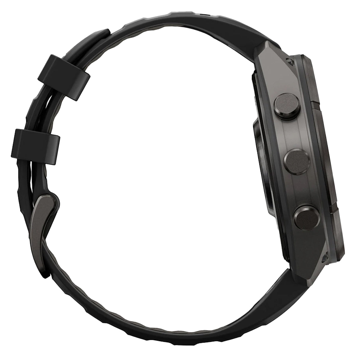 Carbon Gray DLC Titanium with Black/Pebble Gray Silicone Band