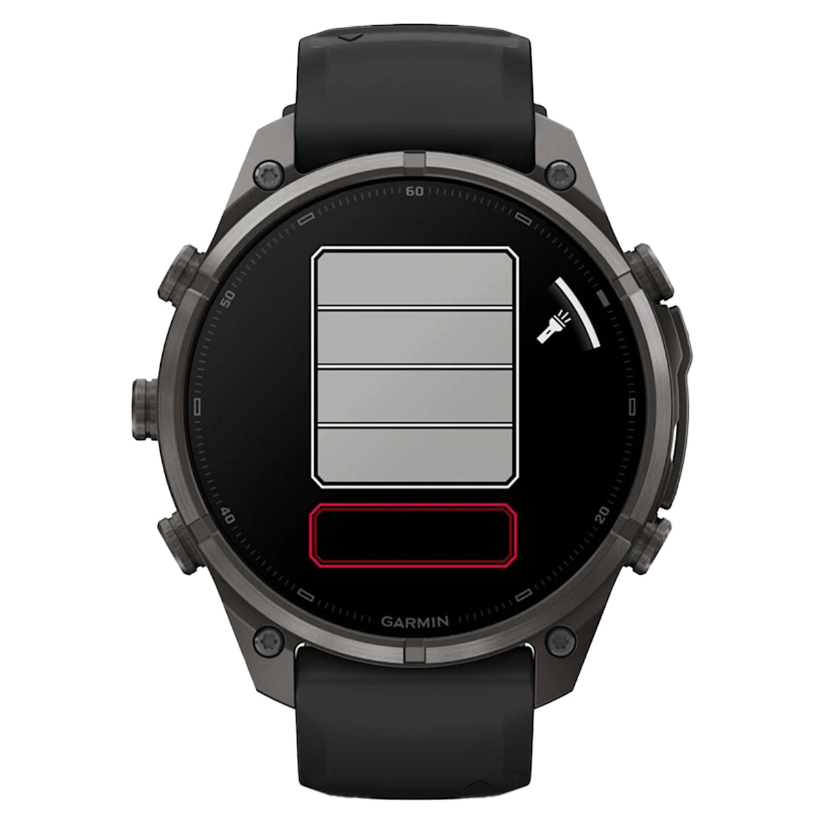 Garmin Fenix 9 Pro in Carbon Gray DLC Titanium with Black/Pebble Gray Silicone Band by GOHUNT | Garmin - GOHUNT Shop