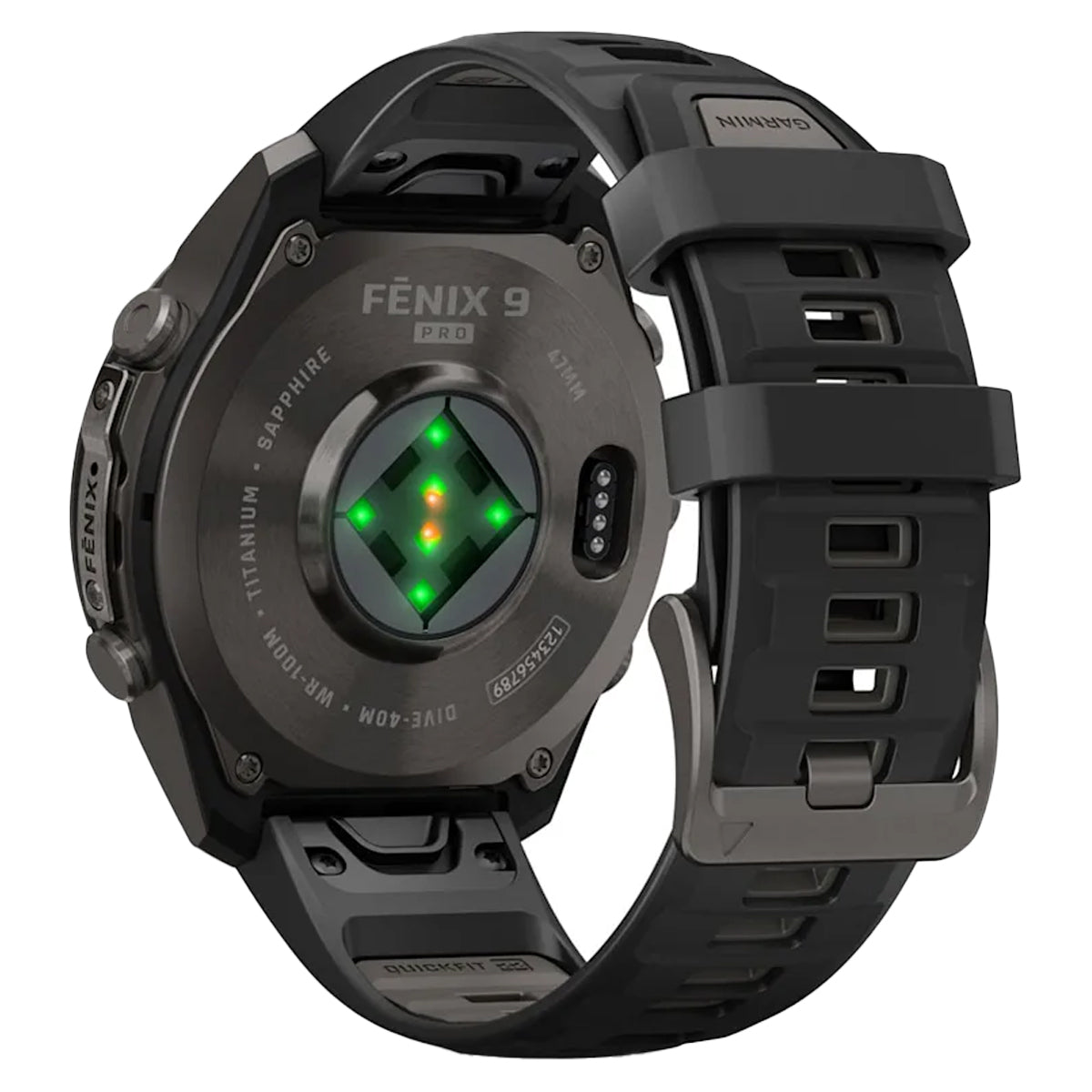 Carbon Gray DLC Titanium with Black/Pebble Gray Silicone Band