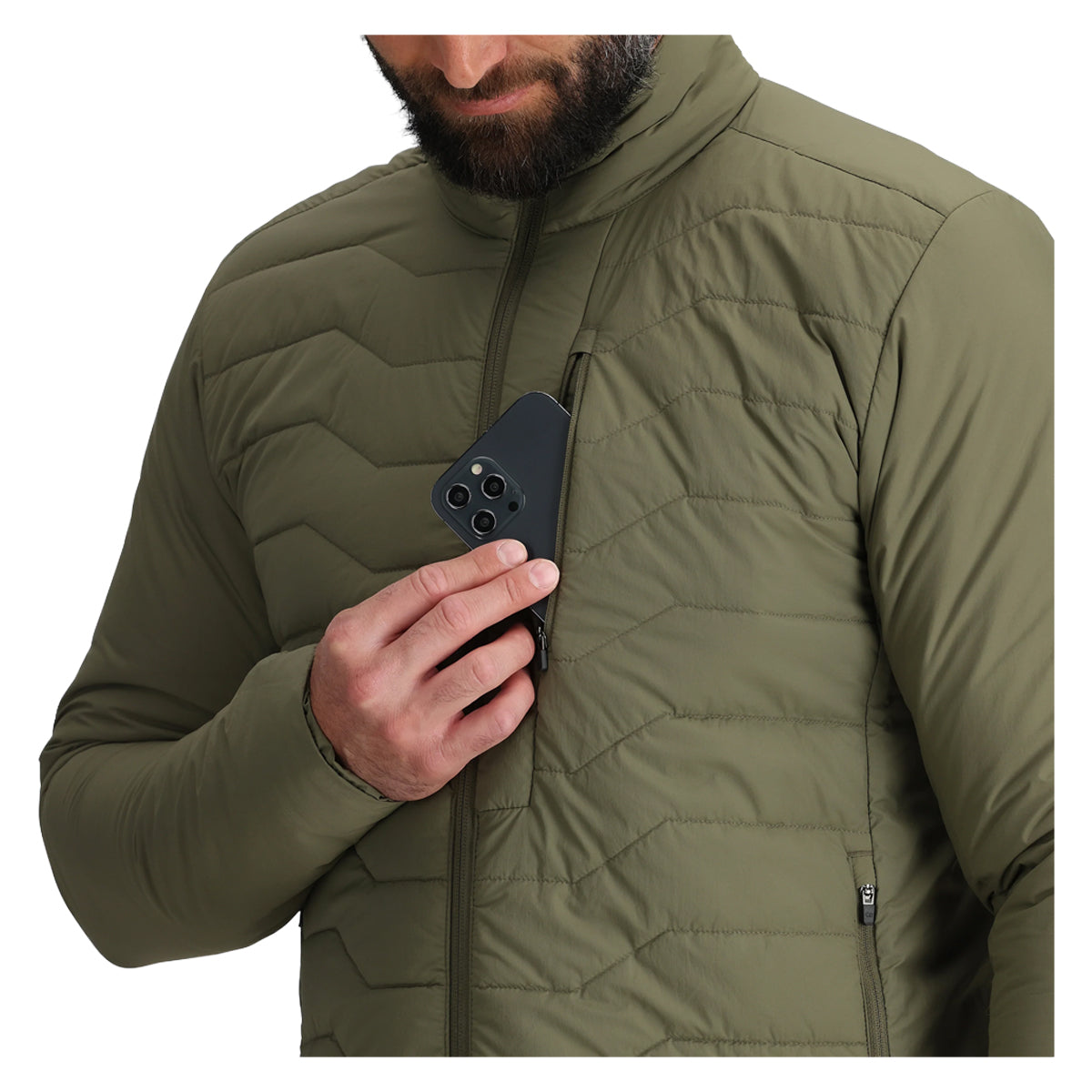 Outdoor Research Men's Shadow Insulated Jacket in Ranger Green by GOHUNT | Outdoor Research - GOHUNT Shop