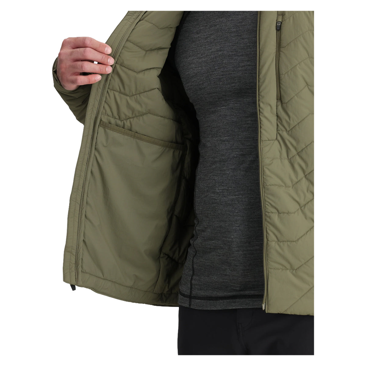 Outdoor Research Men's Shadow Insulated Jacket in Ranger Green by GOHUNT | Outdoor Research - GOHUNT Shop