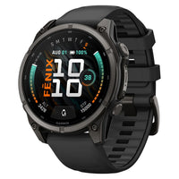 Carbon Gray DLC Titanium with Black Silicone Band / 47mm