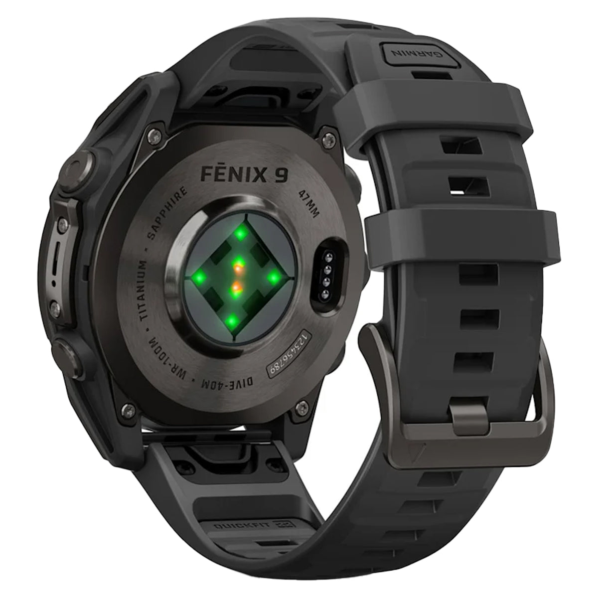 Carbon Gray DLC Titanium with Black Silicone Band