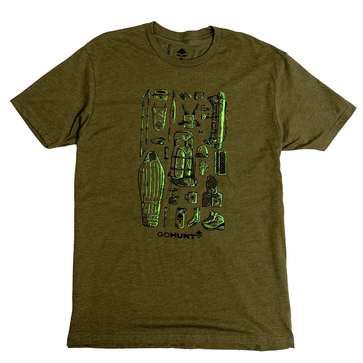 GOHUNT Gear Dump T-Shirt in Military Green by GOHUNT | GOHUNT - GOHUNT Shop