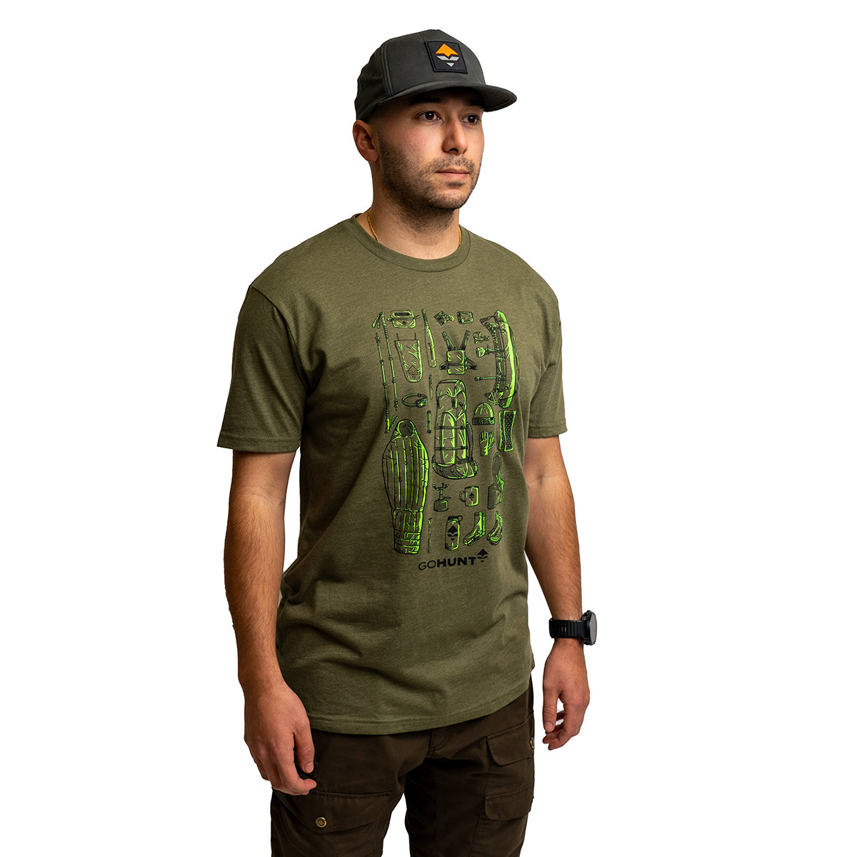 GOHUNT Gear Dump T-Shirt in Military Green by GOHUNT | GOHUNT - GOHUNT Shop